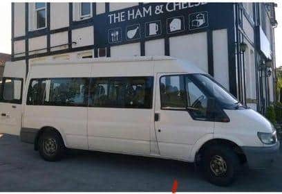 The van was stolen some time between 2pm and 10pm on Saturday
