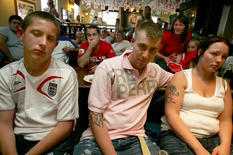 Down in the dumps after the 2006 World Cup Final. Were you in the picture and which South Tyneside pub was it taken in?