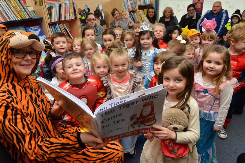 World Book Day at South Shields Central Library but who do you recognise in this lovely photo?
