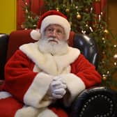 Children can visit Santa for free.