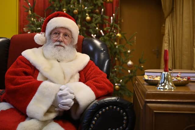 Children can visit Santa for free.