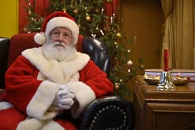 Children can visit Santa for free.