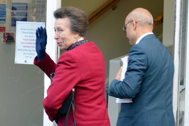 Princess Anne was back in the county in 2019, paying pays a visit to Ripley Carers Association.