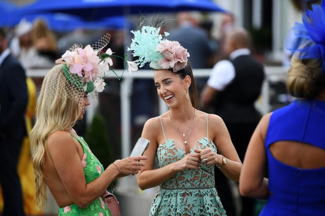 St Leger Festival Ladies Day at Doncaster Racecourse. 8th September 2022. Picture Jonathan Gawthorpe