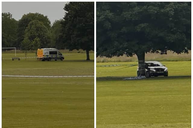 Doncaster playing field remains sealed off by police after man taken to ...