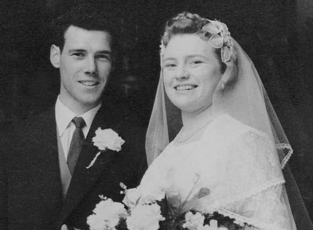 Donald and Maureen Fromont, pictured on their wedding day, sixty five years ago. Picture: NDFP-18-05-21-FromontAnniversary 4-NMSY
