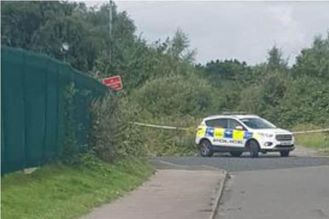 Centurion Way was sealed off after a woman was raped.