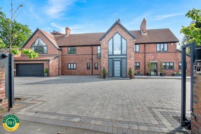 The front view of the five-bedroom detached property for sale at £1.15m