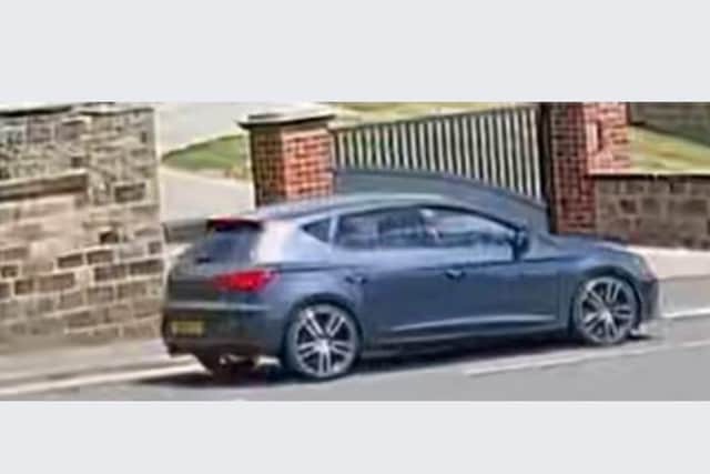 Derbyshire police have issued the picture of a car, the driver of which they hope to trace as he may have vital informationPicture: Derbyshire Police