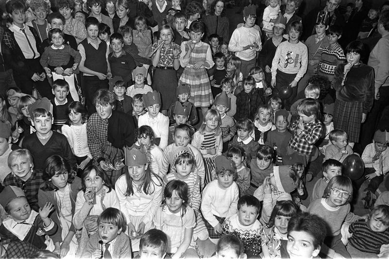 Miners Strike December 19th 1984
At the Chesterfield Goldwell Rooms youngsters from the families of striking miners attended a giant Christmas Party