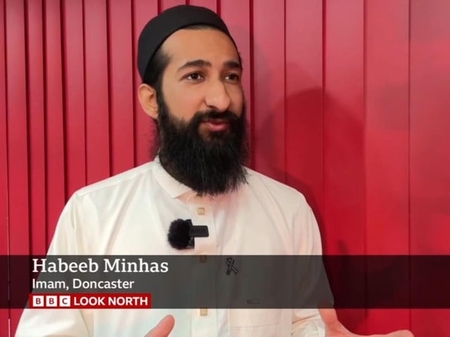 Imam Habeeb Minhas on BBC Look North