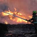 Fire crews have spent the night tackling a blaze at a quarry in Doncaster.