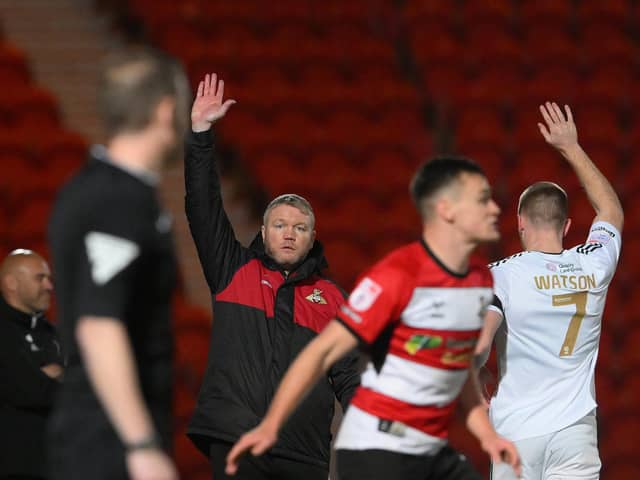 Doncaster Rovers boss Grant McCann.