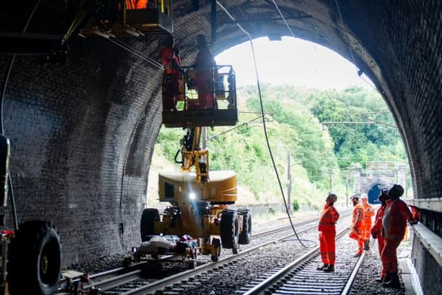 Engineering works will be taking place on the East Coast Main Line in May.