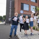 Celebrating their success areArmthorpe Academy students, left to right Oakley Ransome, Ella Frost, Frankie Highes, Lydia Cooley, Ariadna Crivoruc and Josh Oliver.