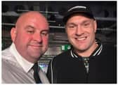 Matt Firth with boxing hero Tyson Fury.