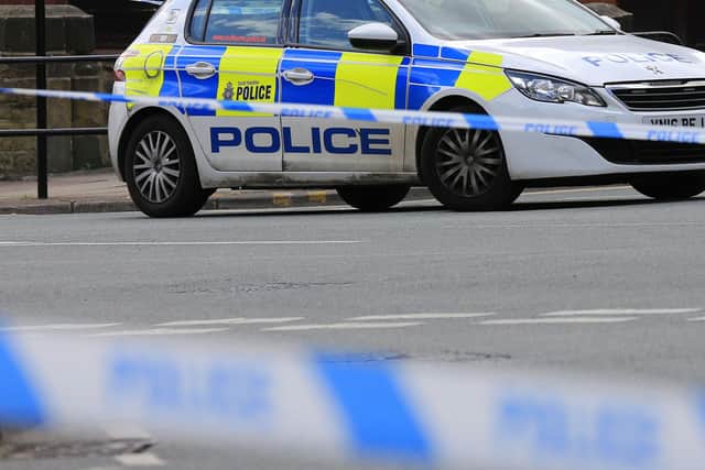 Stock police crime image.