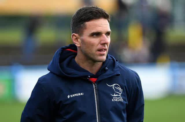 Doncaster Knights head coach Joe Ford. Picture: Jonathan Gawthorpe