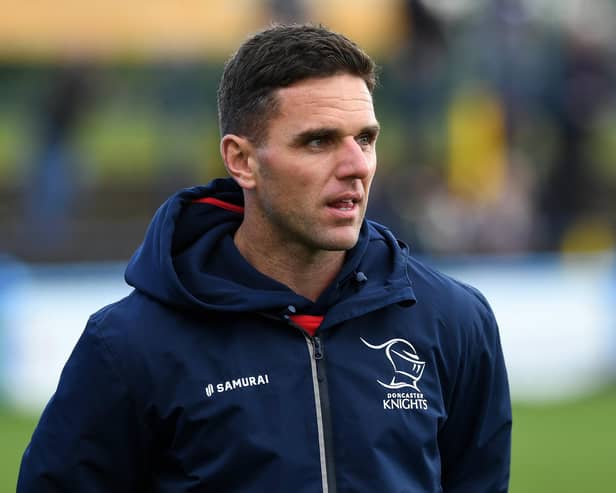 Doncaster Knights head coach Joe Ford. Picture: Jonathan Gawthorpe