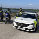 The Motorcycle and Rural Crime Team in action in operations in Doncaster.