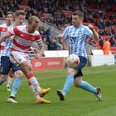 James Coppinger in action for Rovers in 2016