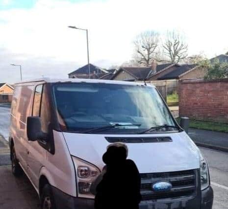 A van containing plasterers' tools stolen from Barnby Dun on Saturday January 29.