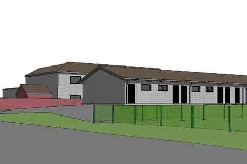 An artist's impression of the new home for Bentley ARLFC