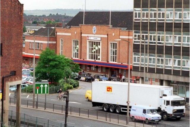 Gresley House (right) was demolished to make way for Doncaster Interchange, which comibined services from the city's North and South Bus Stations into one location.