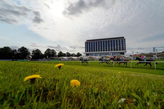 The scene at Doncaster Racecourse on Friday. Photo by Alan Crowhurst/Getty Images