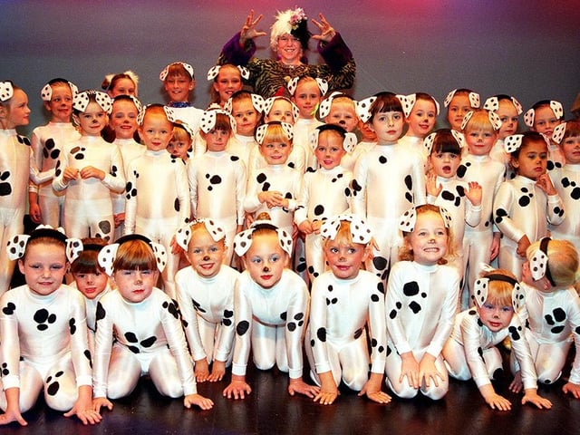 Some of the Jackie Everton dancers who took part in her show, The Entertainers, at the Civic Theatre, Doncaster, September 1997