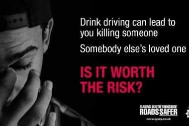 By drink or drug driving you could lose your job, your family or potentially your life