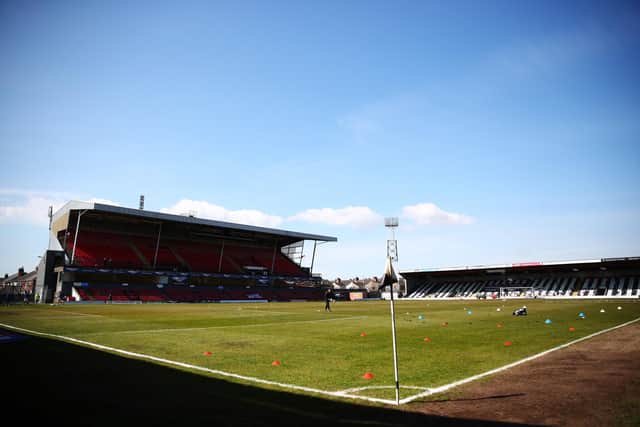 A general view of Blundell Park, home of Grimsby Town (photo by Joe Portlock/Getty Images).