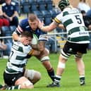 Matt Challinor against Nottingham in his final game for Doncaster Knights (Picture: Gary Longbottom)