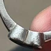 The ring was found in a Doncaster car park on Bonfire Night.