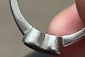 The ring was found in a Doncaster car park on Bonfire Night.