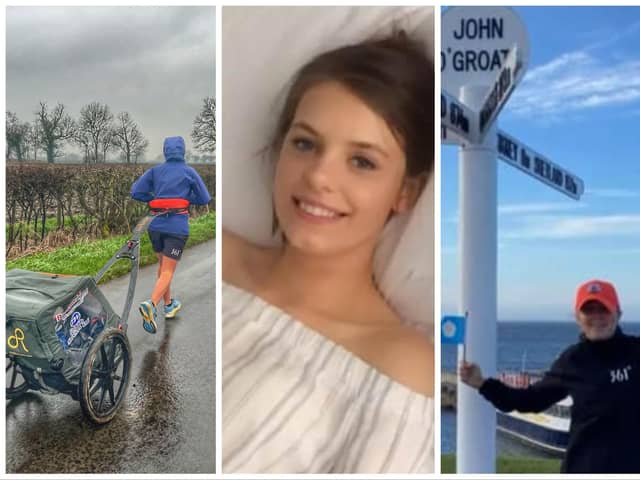 Tireless fundraiser Vicky Hogg is running from Edinburgh to London in honour of her friend Jody Oxley who died after a nine year cancer battle.