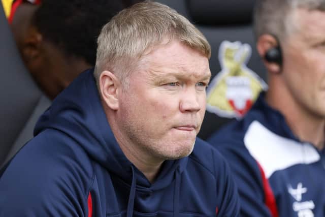 Doncaster Rovers manager Grant McCann. Pic: Richard Sellers/PA Wire.