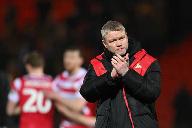 Grant McCann, manager of Doncaster Rovers. Photo by Michael Regan/Getty Images.