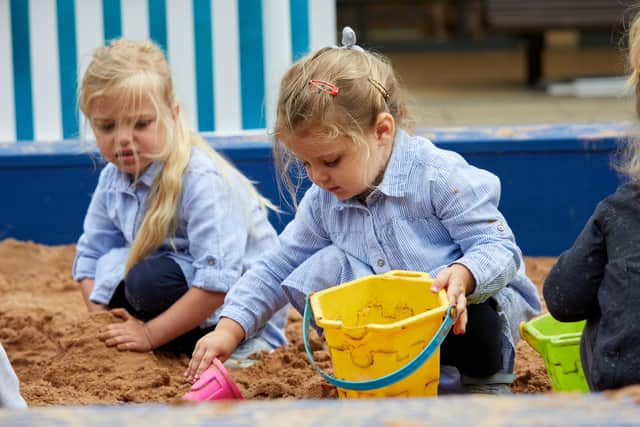 A sandpit will be at Lakeside for children to enjoy.