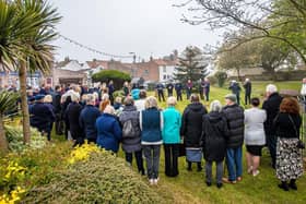 A memorial service was held to mark the 40th anniversary of the tragedy.