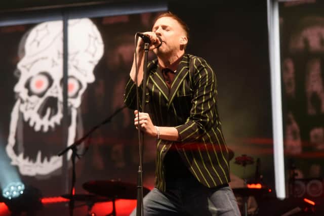 Kaiser Chiefs' Ricky Wilson delivered a thrilling set. (Photo: Luc Burke-Lejeune).