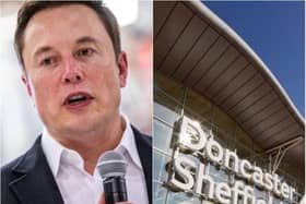 Elon Musk made a secret flying visit to Doncaster.