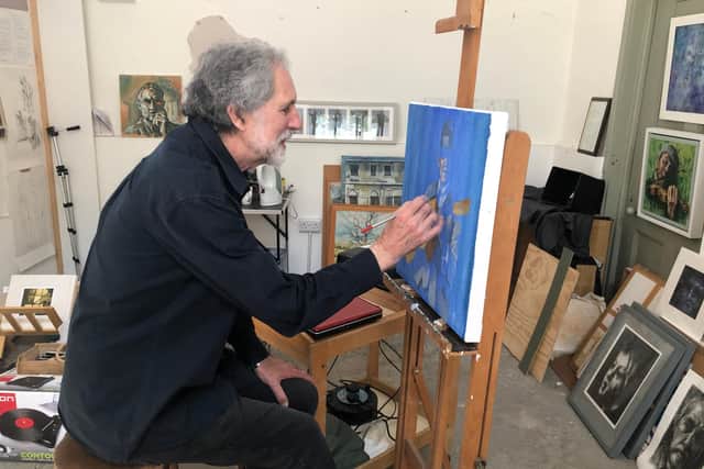Terry Chip, 72, painter.