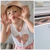 Carl Birks is taking on his ice bath challenge as a thank you to the hospitals which saved daughter Felicity's life.
