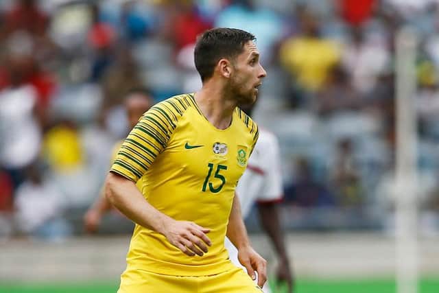 Dean Furman in action for South Africa in a Africa Cup of Nations qualifier last year