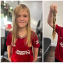 Samuel Felks had his hair chopped off to help raise funds for a family friend suffering from cancer.