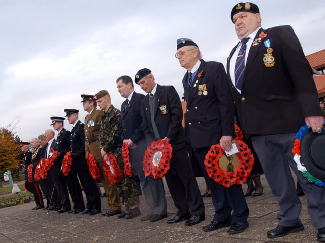 Remembrance Day at the Civic Centre Mansfield