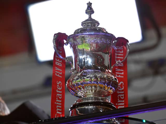 The FA Cup trophy.