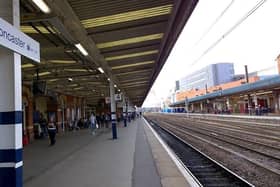Emergency services have been at Doncaster railway station.