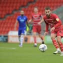 Ben Close in action for Doncaster Rovers.